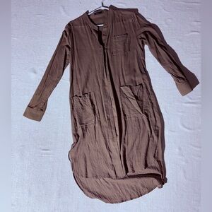 Talula Gauzy Cotton Button Up Dress